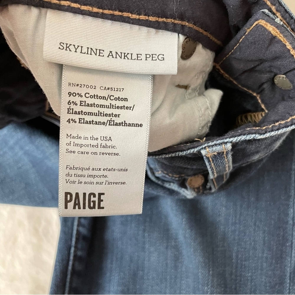 PAIGE Skyline Ankle Peg Jeans - Picture 3 of 6